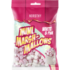 Nordthy Mini Marshmallows, hvit/rosa – 160  g