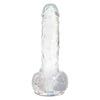 Addiction Crystal clear with balls - 18 cm
