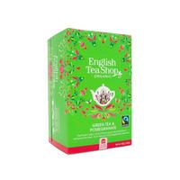 English Tea Shop, Green Tea & Pomegranate Ø - 20 poser