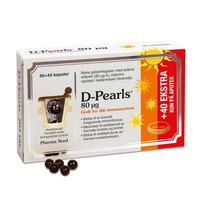 D-pearls 80mcg - 80+40 kaps