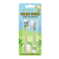Jack N' Jill Tickle Tooth Tannbørstehoder - 2 stk.