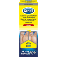 Dr. Scholl's Krem for sprukne hæler K+  -  60 ml.