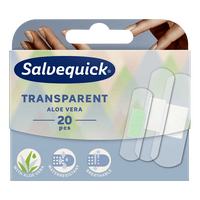 Salvequick Transparent - Aloe Vera - 20 stk.