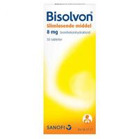 Bisolvon tabletter 8mg - 50 tabletter
