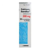 Calcium-Sandoz brusetabletter 500 mg