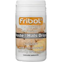 Fribol Hoste/Halsdrops Ingefær - 60 gram