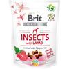 Brit Care Crunchy Cracker Insects med lam og bringebær – 200 g