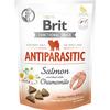 Brit Care Dog Functional Snack Antiparasitic, laks & kamille – 150 g