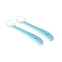Kidsme Silicone spoon Aquamarine - 2 stk.