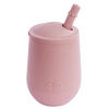 EZPZ Mini Cup Begynnerkopp + sugerør Rosa