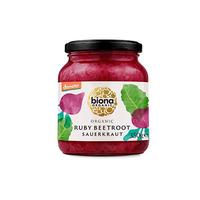 Biona Organic sauerkraut med rødbeter Ø – 350 g