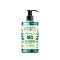 BeauTerra Organic Shower Gel Hemp & Aloe Vera - 750 ml.
