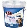Trixie hundegodbiter i spann, Happy Rolls - 500g