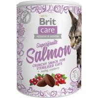 Brit Care Cat Snack Superfruits, laks – 100 g