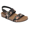 Scholl Greeny Sandal Sort/Multi - 1 stk.