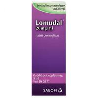 Lomudal øyedråper 20mg/ml - 5ml