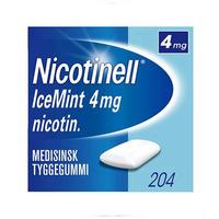 Nicotinell tyggegummi 4mg icemint - 204 stk