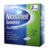 Nicotinell tyggegummi 2mg spearmint - 204 stk