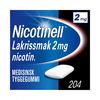 Nicotinell tyggegummi 2mg lakris - 204 stk