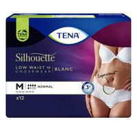 Tena TENA Silhouette Normal Low Waist Inkontinenstruse Str. M - 12 stk