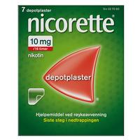 Nicorette depotplaster 10mg/16 timer - 7 stk
