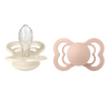 BIBS Supreme Silicone Ivory/Blush 2 pak - Flere størrelser - Str. 2