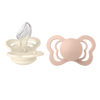 BIBS Couture Silicone Ivory/Blush 2 pak - Flere størrelser - Str. 2