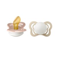 BIBS Couture GLOW Latex Blush/Vanilla 2 pak - Flere størrelser