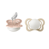 BIBS Couture GLOW Silicone Blush/Vanilla 2 pak - Flere størrelser