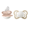 BIBS Couture GLOW Silicone Blush/Vanilla 2 pak - Flere størrelser - Str. 2