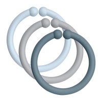 BIBS Loops Baby Blue/Cloud/Petrol - 12 pakk