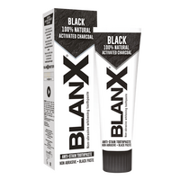 BlanX Black Charcoal tannkrem – 75 ml