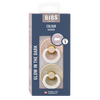 BIBS Colour GLOW Latex Blush/Vanilla 2 pak - Flere størrelser