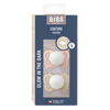 BIBS Couture GLOW Silicone Blush/Vanilla 2 pak - Flere størrelser