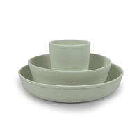 Filibabba Silikon spisesett - Green