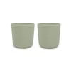 Filibabba Silikon kopp 2-pakning - Green