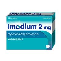 Imodium tabletter 2mg - 16 tabletter