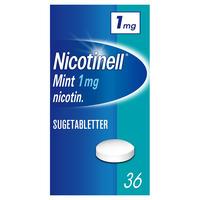 Nicotinell sugetablett 1mg mint - 36 stk
