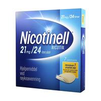 Nicotinell depotplaster 21mg/24t - 7 stk