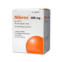 Niferex enterokapsler 100 mg - 50 kapsler