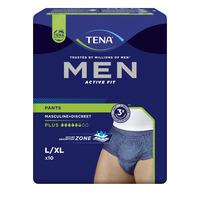 TENA Men Active Fit Pants Plus Inkontinenstruse Str. L/XL - 10 stk.