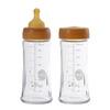 Hevea Baby Glasflaske Wide Neck 250 ml - 2 pakk