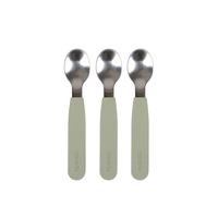 Filibabba Skjeer Green - 3 stk.