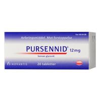 Pursennid tabletter 12 mg - 20 stk