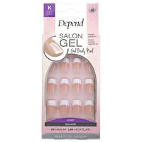 Depend Salon Gel Rosa Short Square