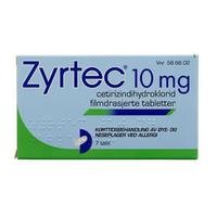 Zyrtec tabletter 10 mg - 7 tabletter