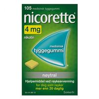 Nicorette tyggegummi 4mg