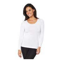Boody Long Sleeve Topp, hvit