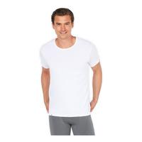 Boody Men's Crew Neck T-Shirt, hvit - S