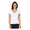 Boody Women's V-Neck T-Shirt, hvit